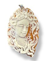 Pendente Mandile 1922 Donna Cammei  in Argento Conchiglia 2MCICM34 - 2MCICM34